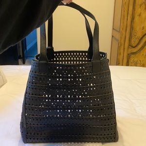 Via Spiga laser cut tote bag